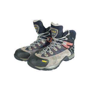 Asolo Men's Fugitive Gore-Tex US12 Black Gray Suede Waterproof Hiking Boots